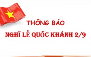 TVB Thông báo lịch nghỉ giao dịch nhân dịp lễ Quốc khánh ngày 02/09/2019