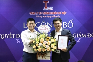 TVB Ông Đỗ Đức Nam nhận Quyết định Bổ nhiệm Tổng Giám đốc Công ty Cổ phần Chứng khoán Trí Việt (05/11/2019)